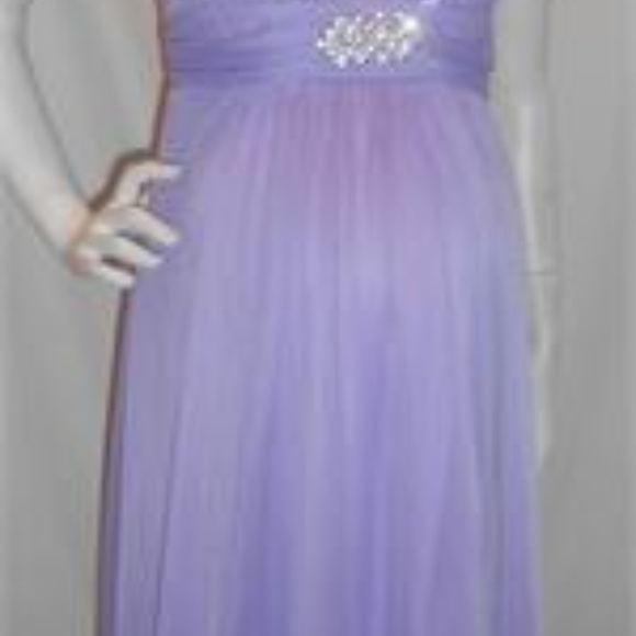 Misses Cocktail Chiffon Vneck Maternity Dress NWT - Picture 2 of 4